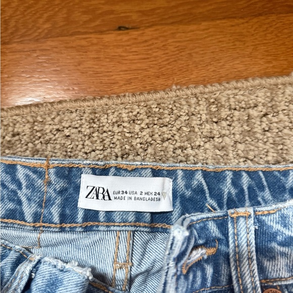 Zara Light Blue High Rise Women's Jeans - Picture 2 of 2